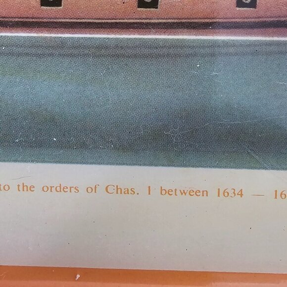 Vintage Metal Dinner Tray Ship Anit Slip Grip Nautical Retro 70s - Picture 9 of 15